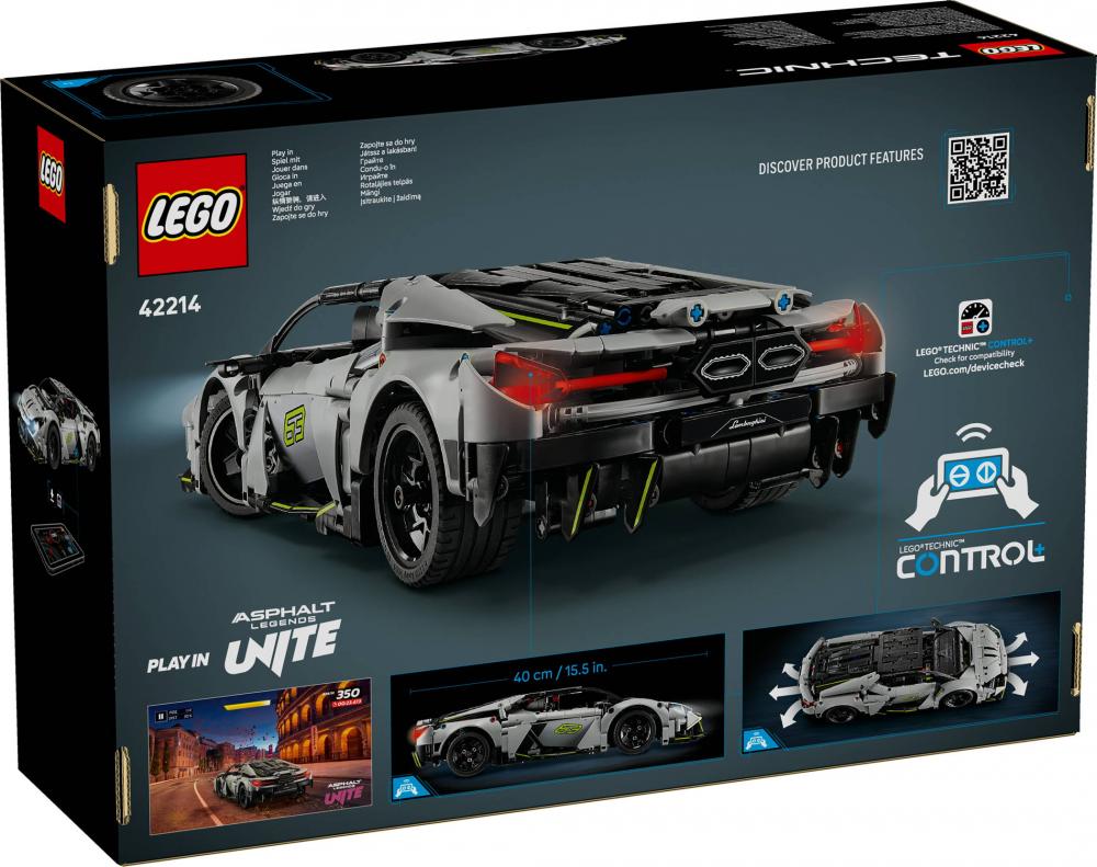 LEGO® Technic Lamborghini Revuelto Supersportwagen 1135 Teile 42214