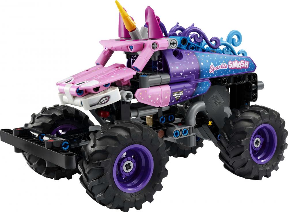 LEGO® Technic Monster Jam™ Sparkle Smash™ mit Rückziehmotor 243 Teile 42220