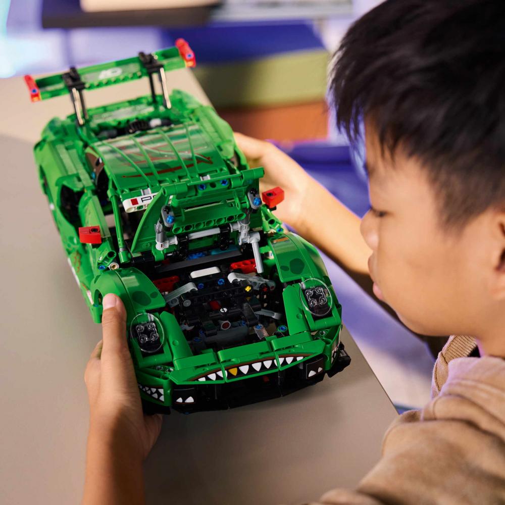 LEGO® Technic Porsche 911 GT3 R REXY AO Racing Rennwagen 1313 Teile 42224