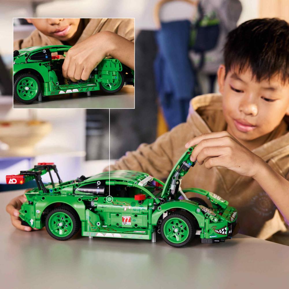 LEGO® Technic Porsche 911 GT3 R REXY AO Racing Rennwagen 1313 Teile 42224