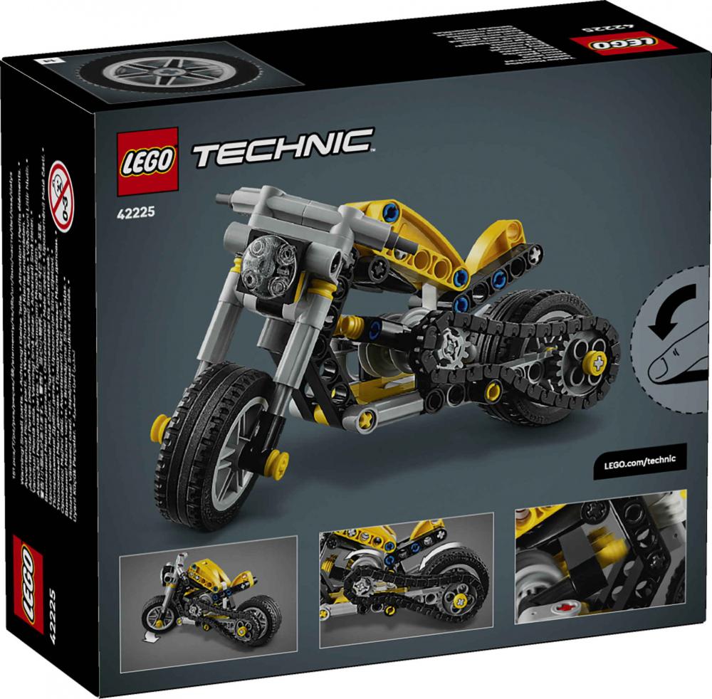 LEGO® Technic Gelbes Motorrad 151 Teile 42225