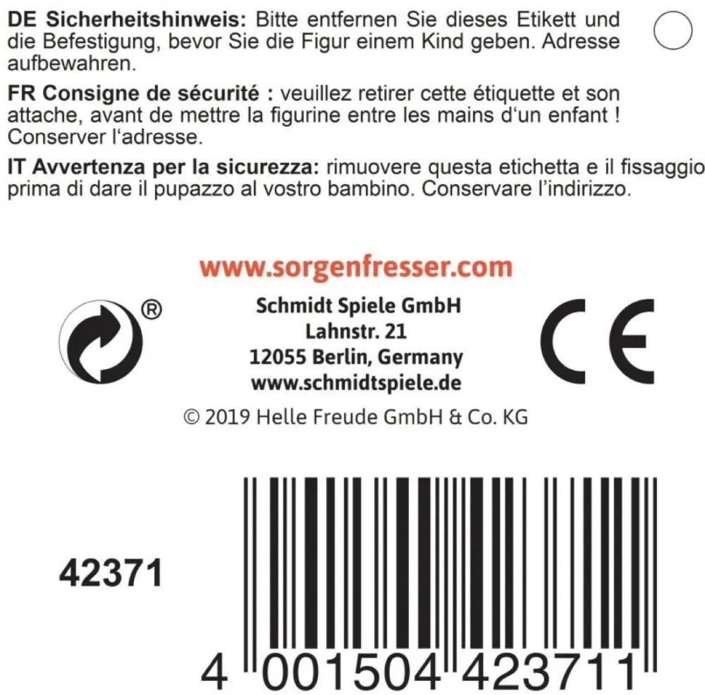 Schmidt Spiele Plüsch Stofftier Sorgenfresser Molly 23 cm 42371