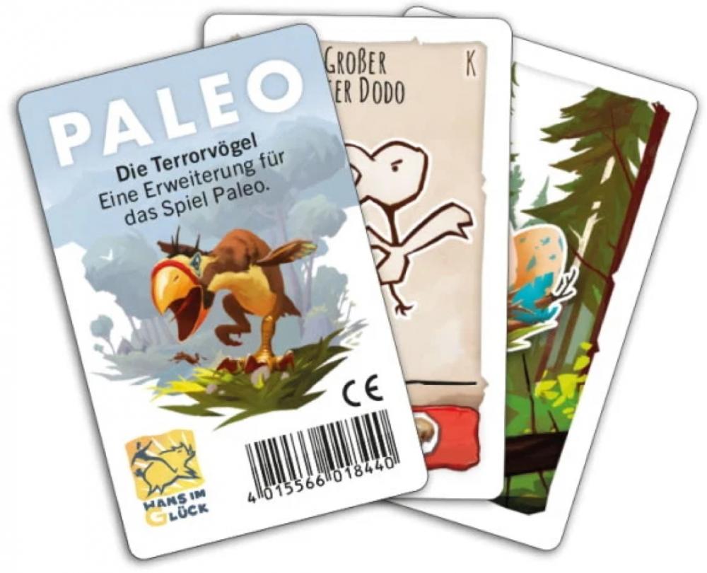 Hans im Glück Familienspiel Strategiespiel Paleo Erweiterung Die Terrorvögel HIGD1017