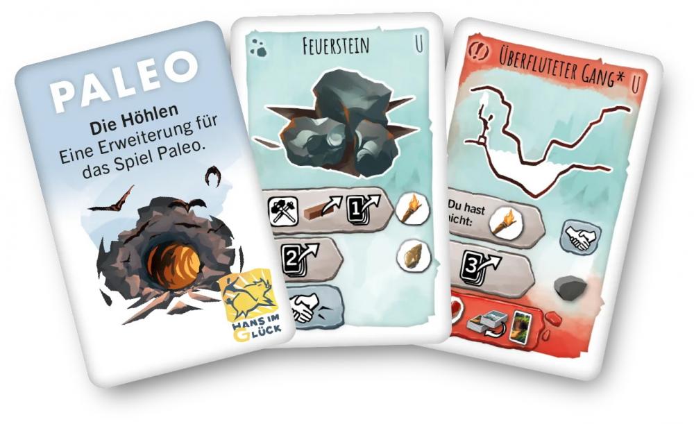 Hans im Glück Familienspiel Strategiespiel Paleo Erweiterung Die Höhlen HIGD1030