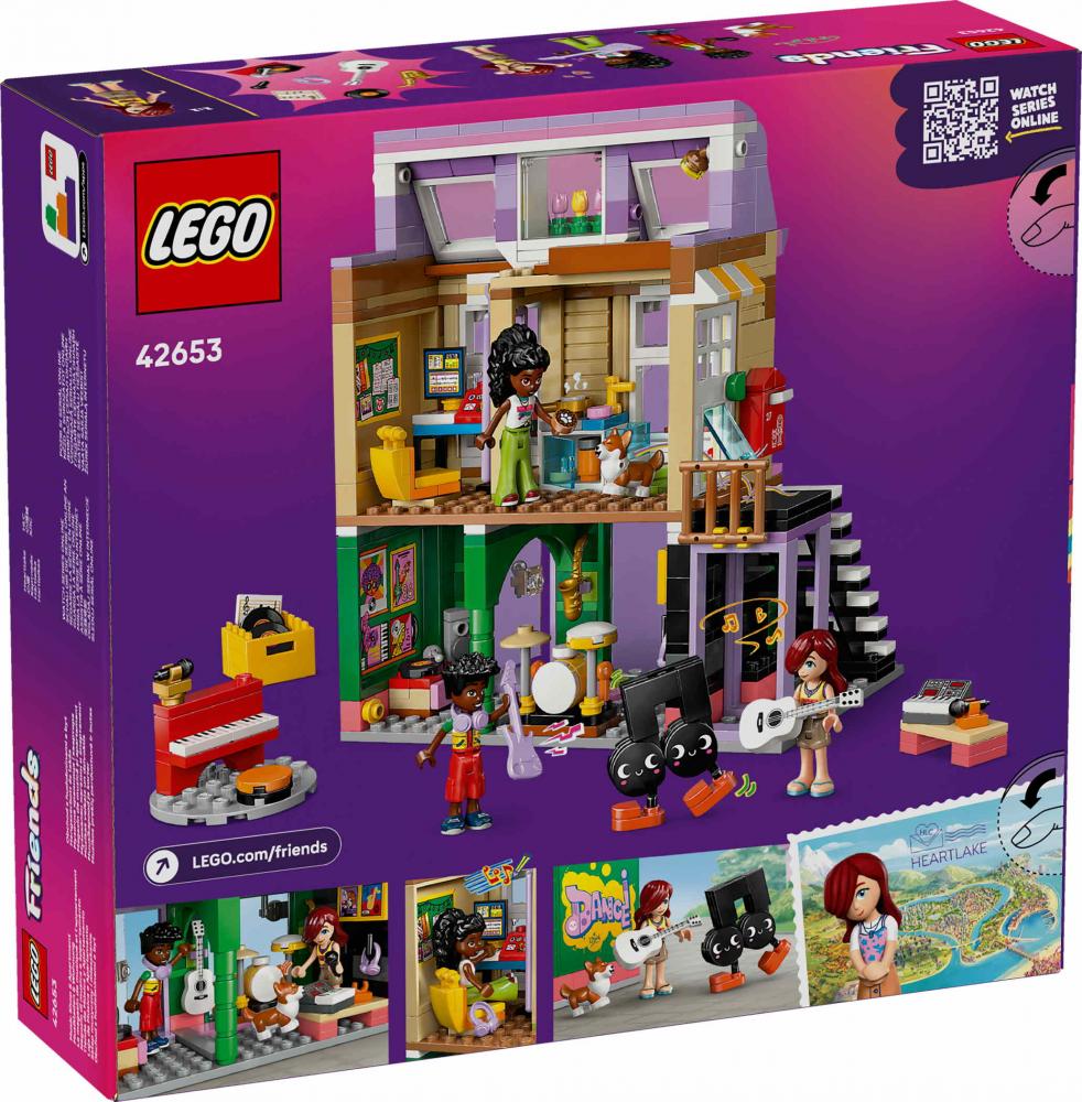 LEGO® Friends Musikladen & Wohnung 483 Teile 42653
