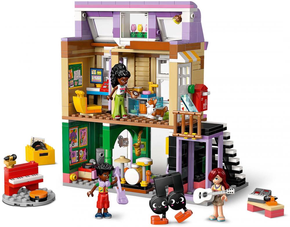 LEGO® Friends Musikladen & Wohnung 483 Teile 42653