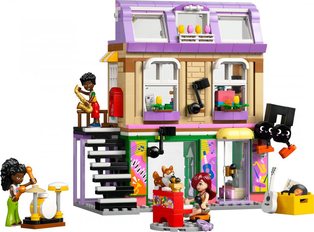 LEGO® Friends Musikladen & Wohnung 483 Teile 42653