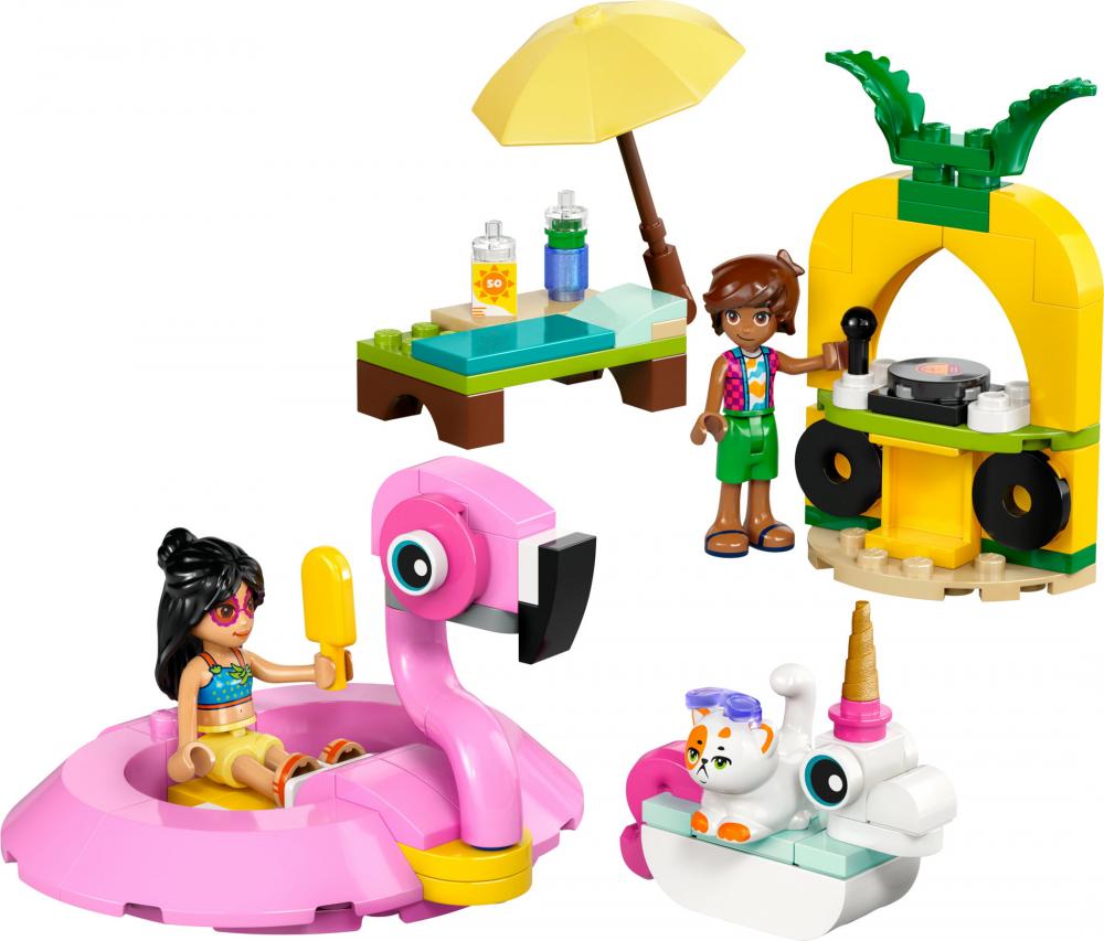 LEGO® Friends Poolparty mit Einhorn und Flamingo 99 Teile 42658