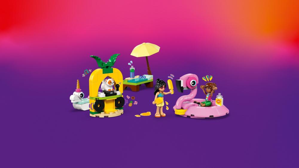 LEGO® Friends Poolparty mit Einhorn und Flamingo 99 Teile 42658