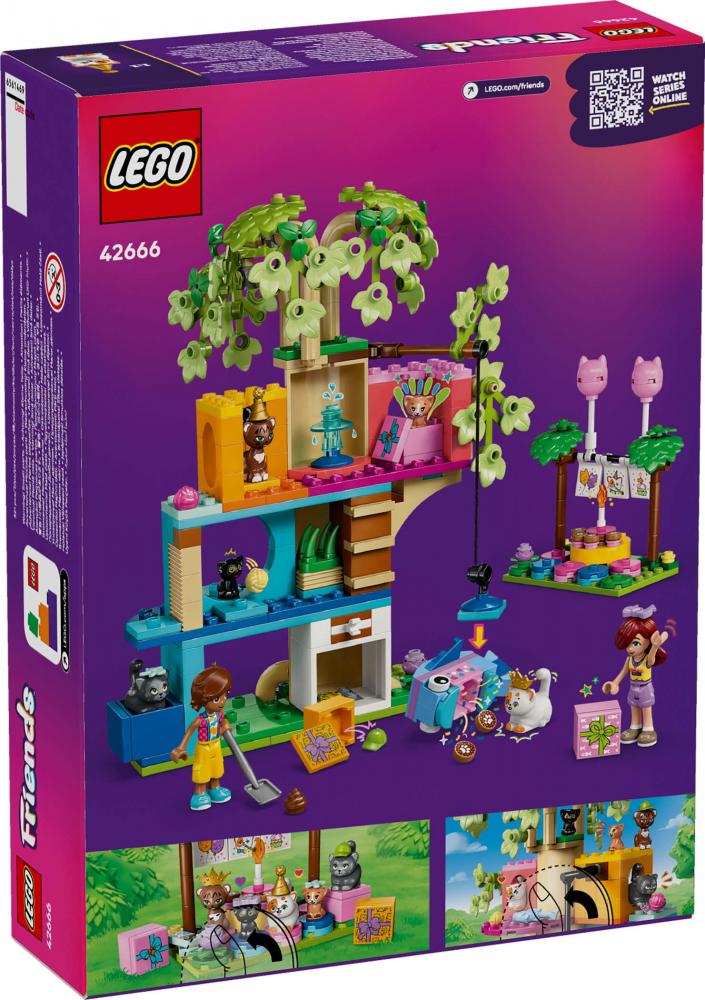 LEGO® Friends Katzengeburtstagsparty & Baumhaus 321 Teile 42666