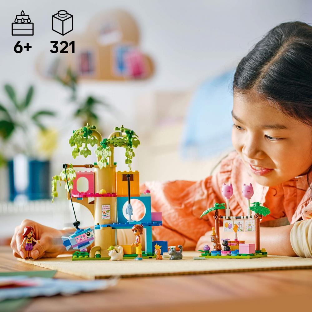 LEGO® Friends Katzengeburtstagsparty & Baumhaus 321 Teile 42666
