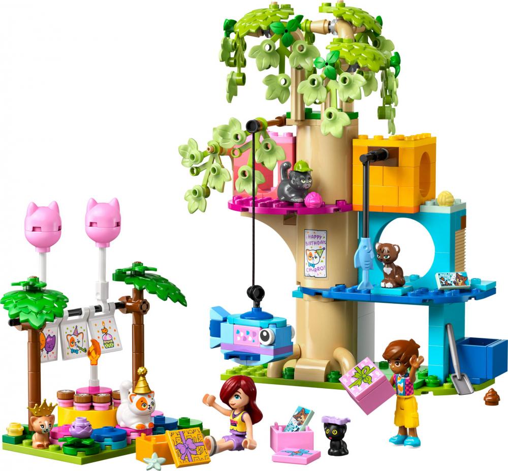 LEGO® Friends Katzengeburtstagsparty & Baumhaus 321 Teile 42666
