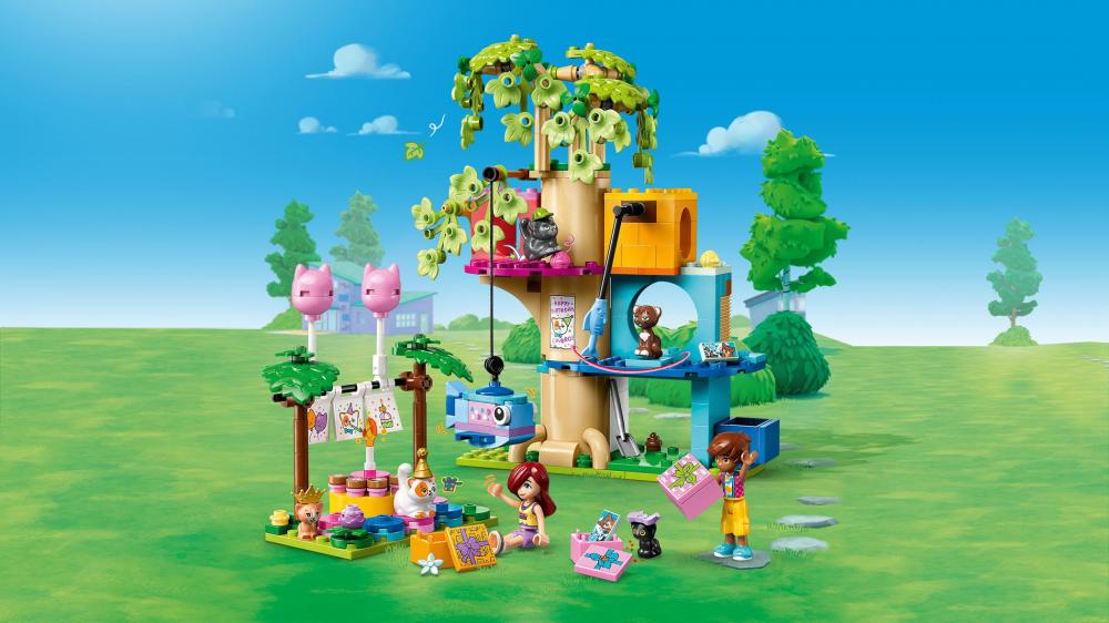 LEGO® Friends Katzengeburtstagsparty & Baumhaus 321 Teile 42666