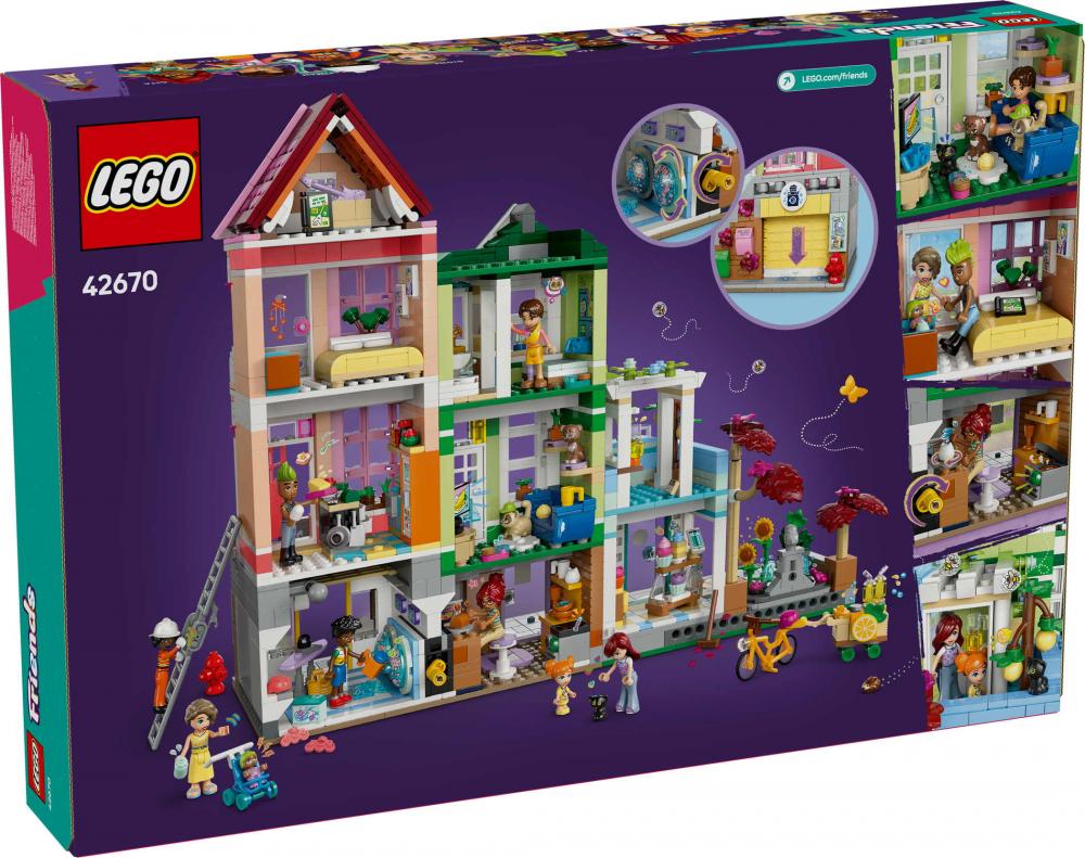 LEGO® Friends Heartlake City Wohn- und Einkaufsstraße 2040 Teile 42670