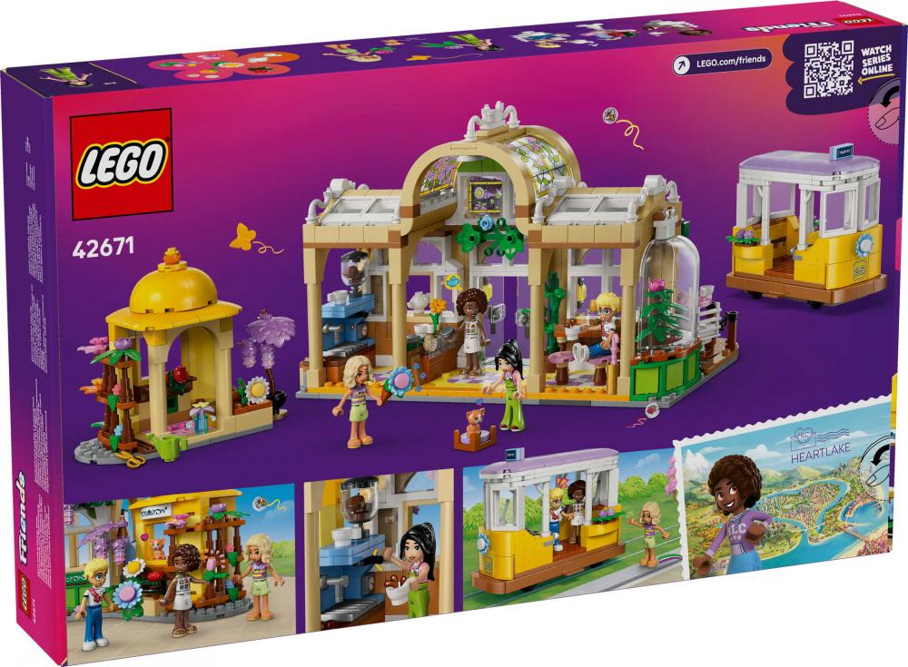 LEGO® Friends Pflanzencafé und Blumenkiosk 1138 Teile 42671