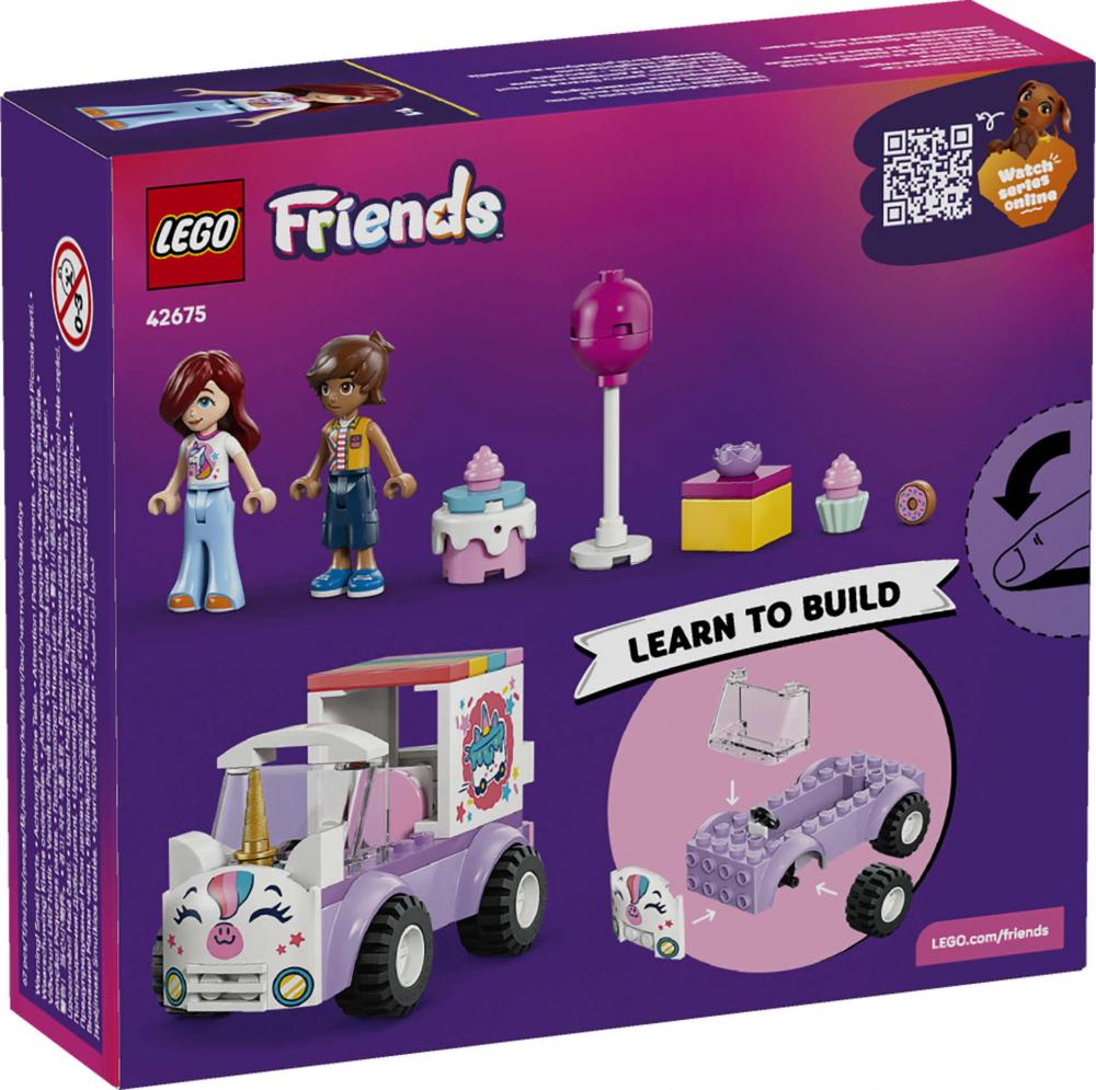 LEGO® Friends Einhorn-Kuchenlieferwagen 67 Teile 42675
