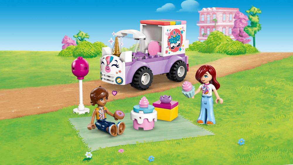 LEGO® Friends Einhorn-Kuchenlieferwagen 67 Teile 42675