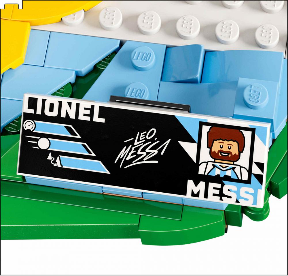 LEGO® Editions Football Lionel Messi - Fußball-Highlights 500 Teile 43011