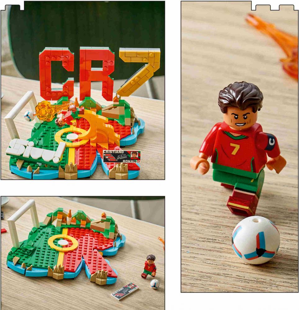 LEGO® Editions Football Cristiano Ronaldo - Fußball-Highlights 490 Teile 43012