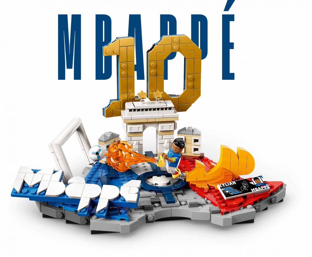 LEGO® Editions Football Kylian Mbappé - Fußball-Highlights 490 Teile 43013