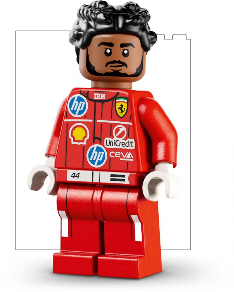 LEGO® Editions Formula 1 Scuderia Ferrari HP Lewis Hamilton Helm 884 Teile 43022