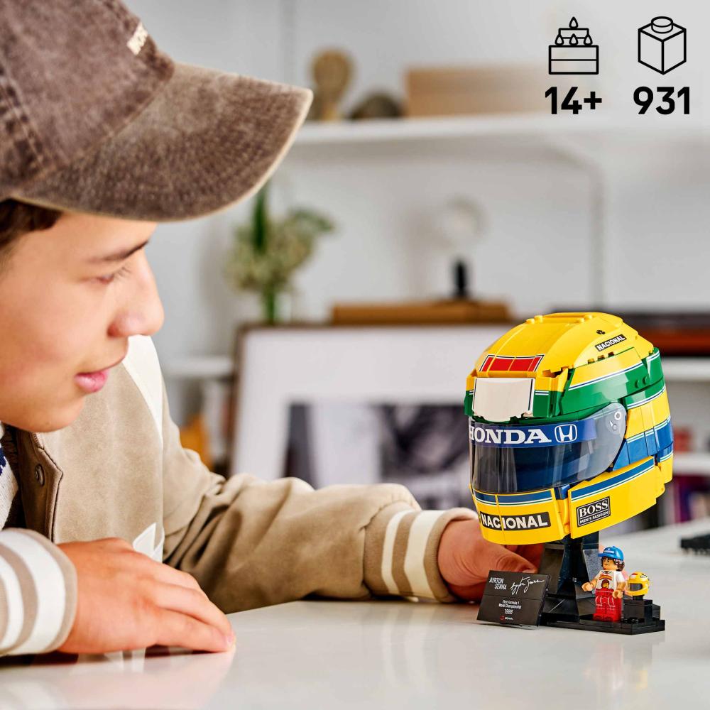 LEGO® Editions Formel 1 Ayrton Senna Helm 931 Teile 43024