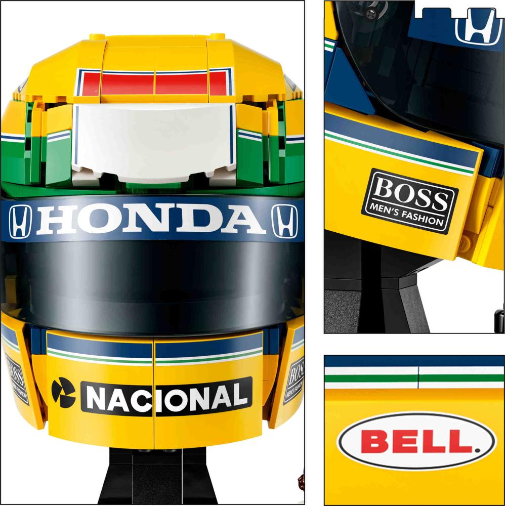LEGO® Editions Formel 1 Ayrton Senna Helm 931 Teile 43024