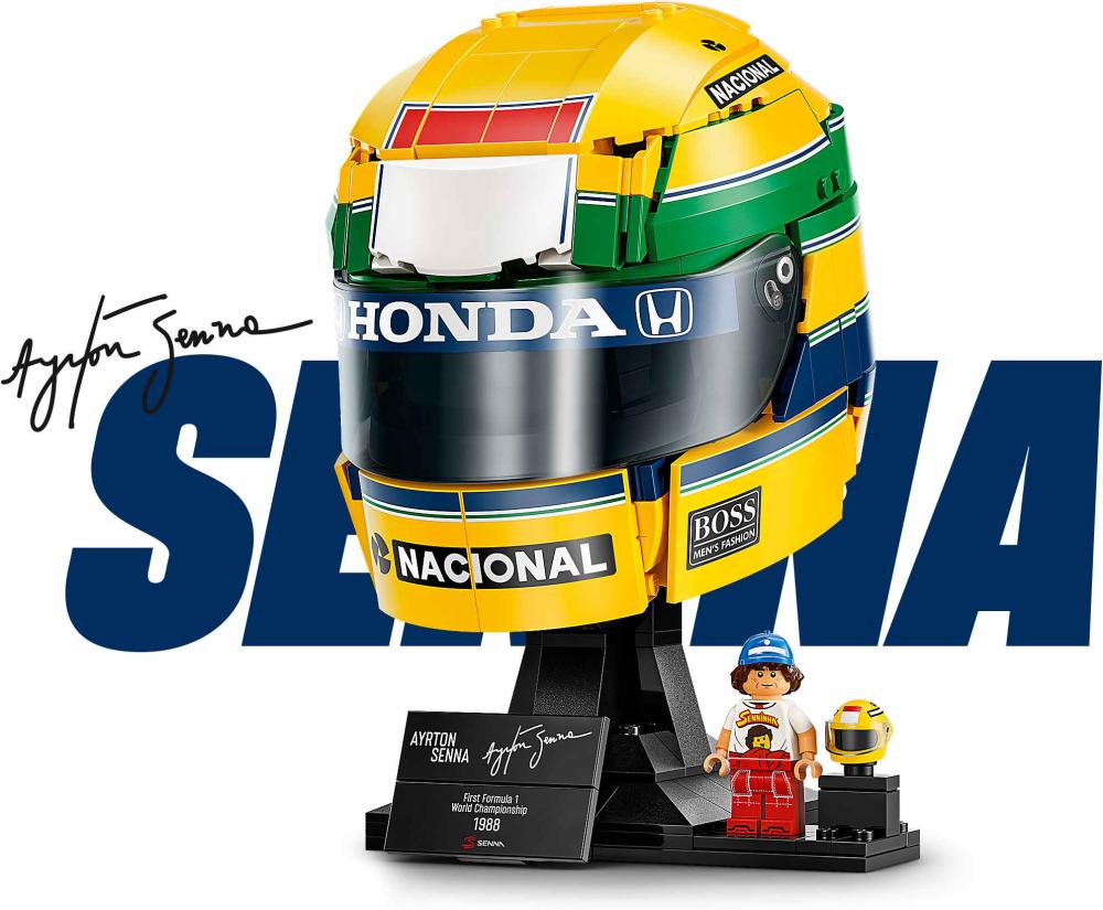 LEGO® Editions Formel 1 Ayrton Senna Helm 931 Teile 43024
