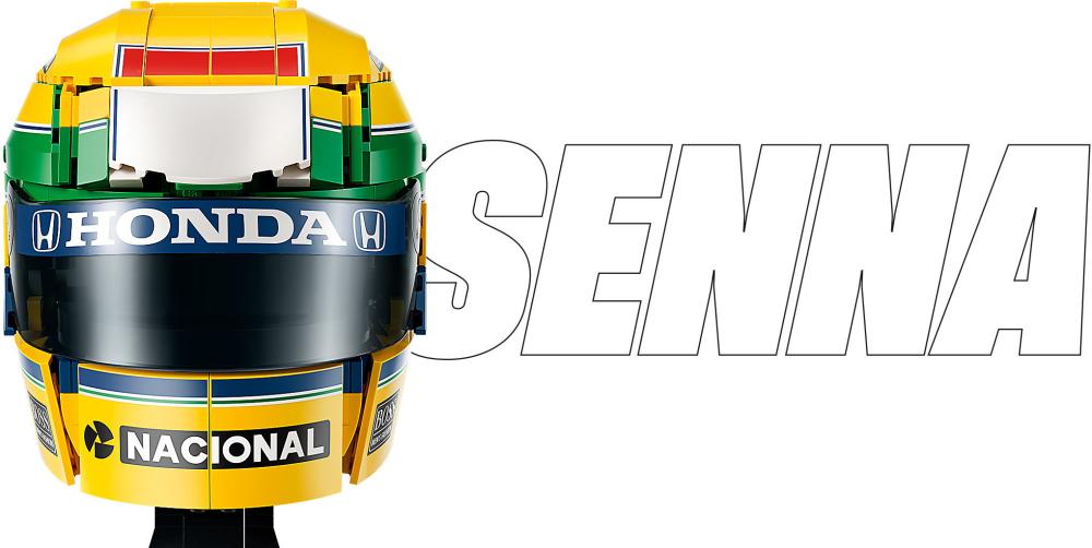 LEGO® Editions Formel 1 Ayrton Senna Helm 931 Teile 43024