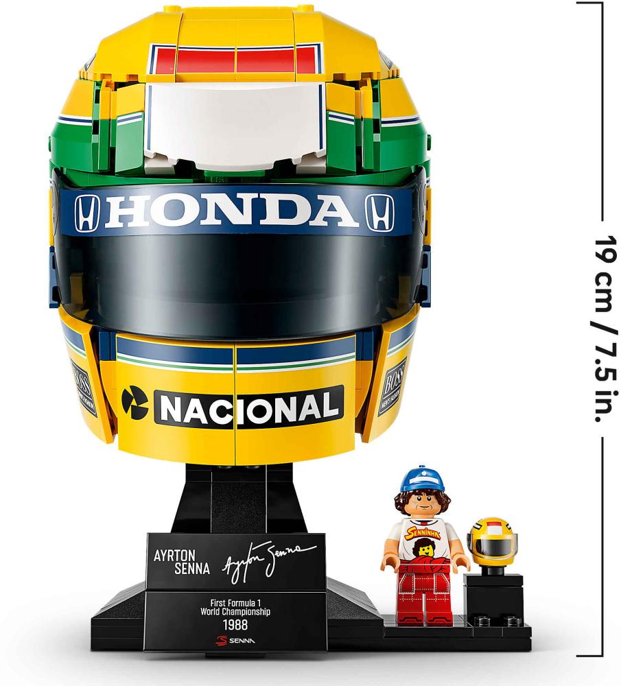 LEGO® Editions Formel 1 Ayrton Senna Helm 931 Teile 43024