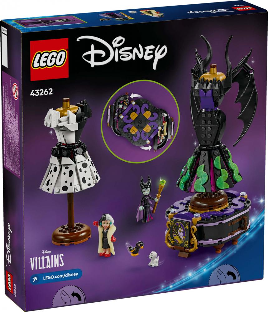 LEGO® Disney Classic Die Kleider von Malefiz und Cruella De Vil 524 Teile 43262