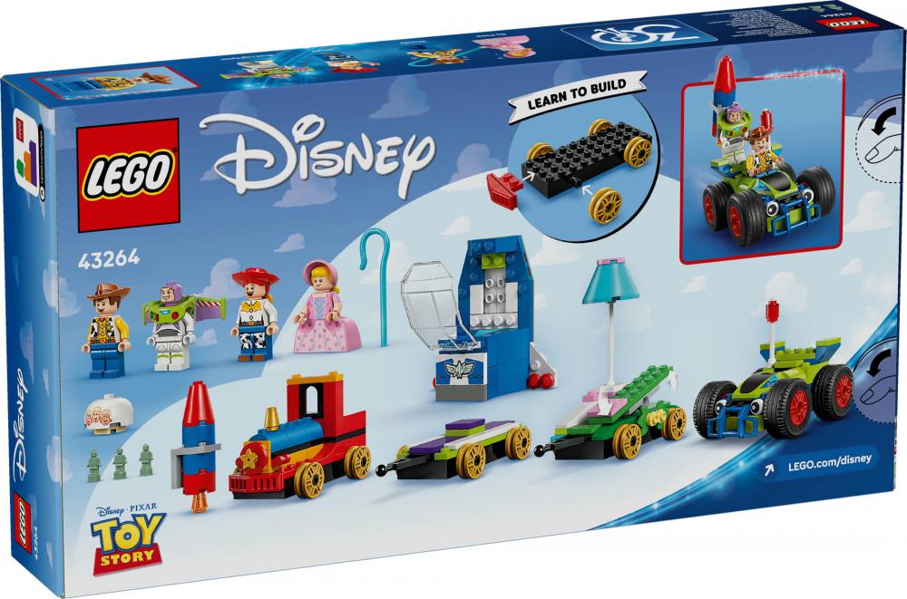 LEGO® Disney Pixar Partyzug und das Auto RC aus Toy Story 206 Teile 43264