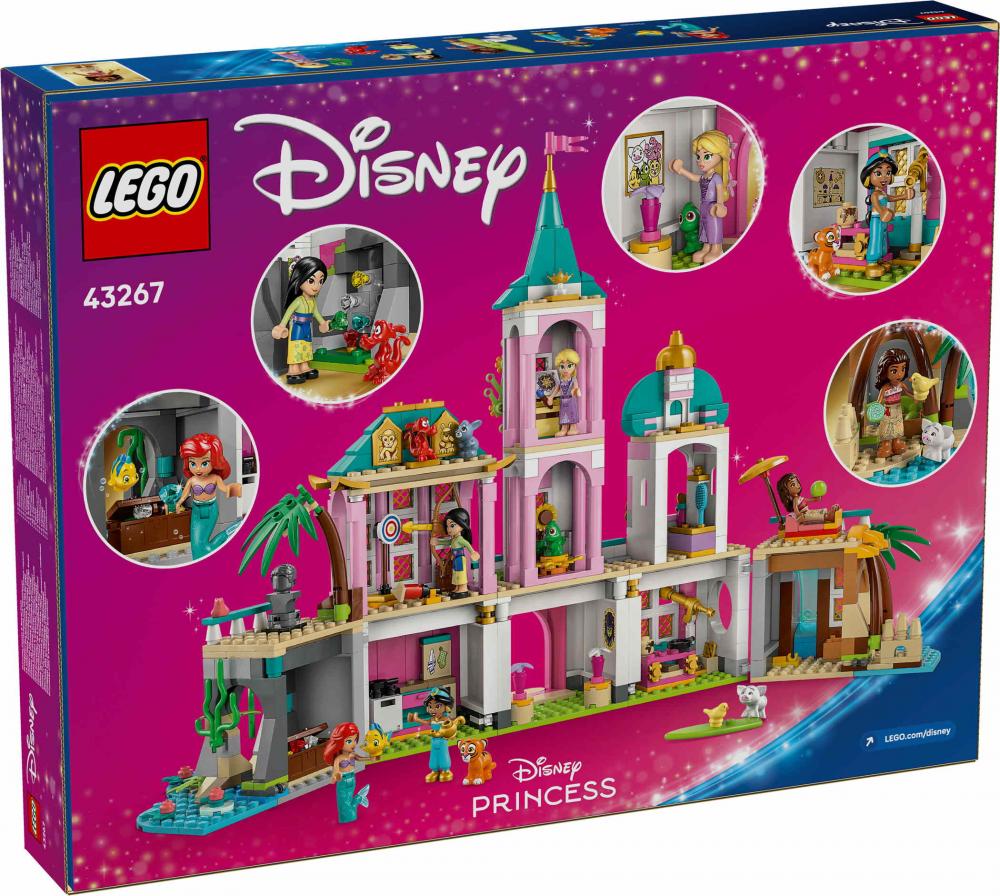 LEGO® Disney Princess Prinzessinnenschloss mit Haustieren 787 Teile 43267