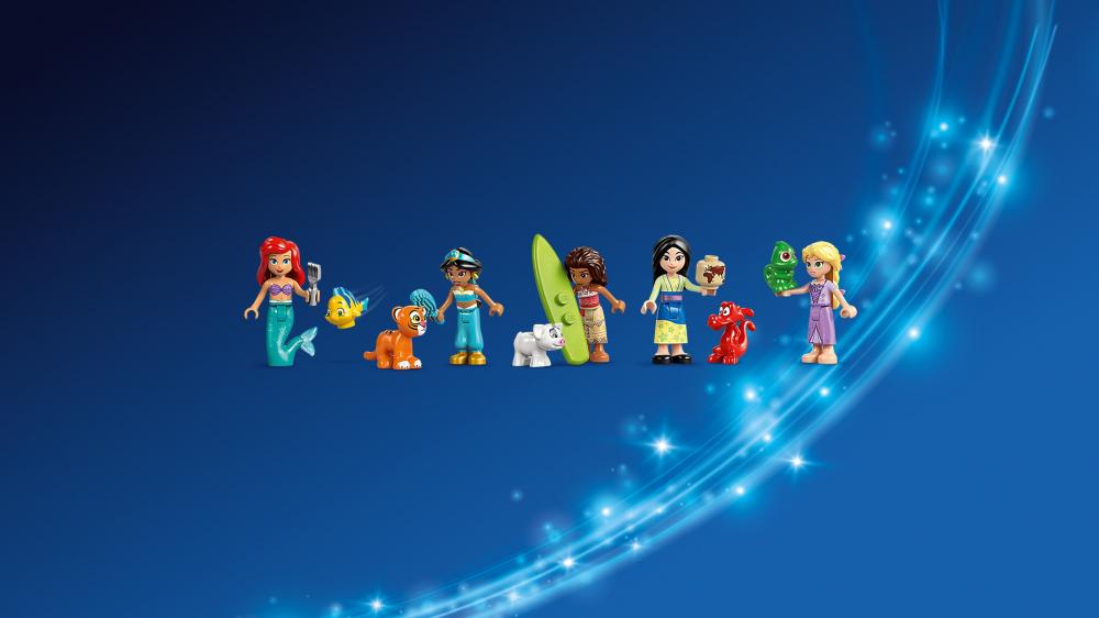 LEGO® Disney Princess Prinzessinnenschloss mit Haustieren 787 Teile 43267