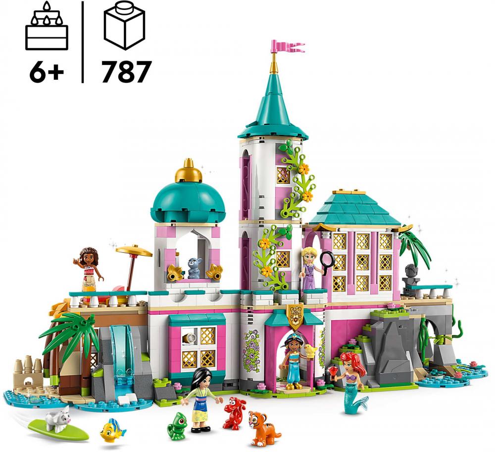 LEGO® Disney Princess Prinzessinnenschloss mit Haustieren 787 Teile 43267