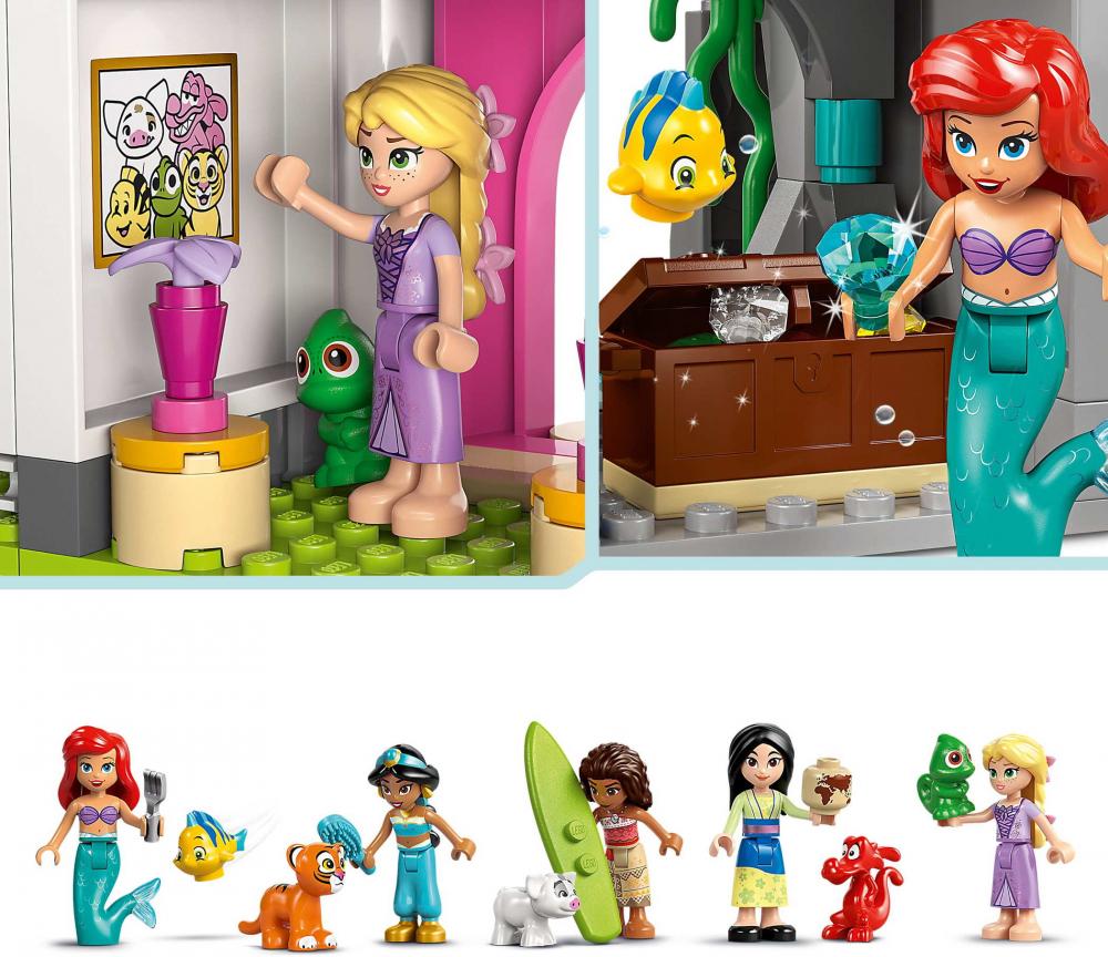 LEGO® Disney Princess Prinzessinnenschloss mit Haustieren 787 Teile 43267