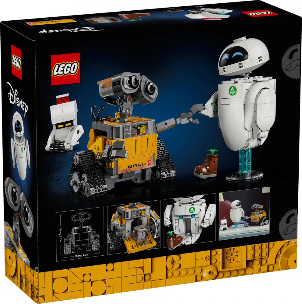 LEGO® Disney Pixar WALL-E und EVE 811 Teile 43279