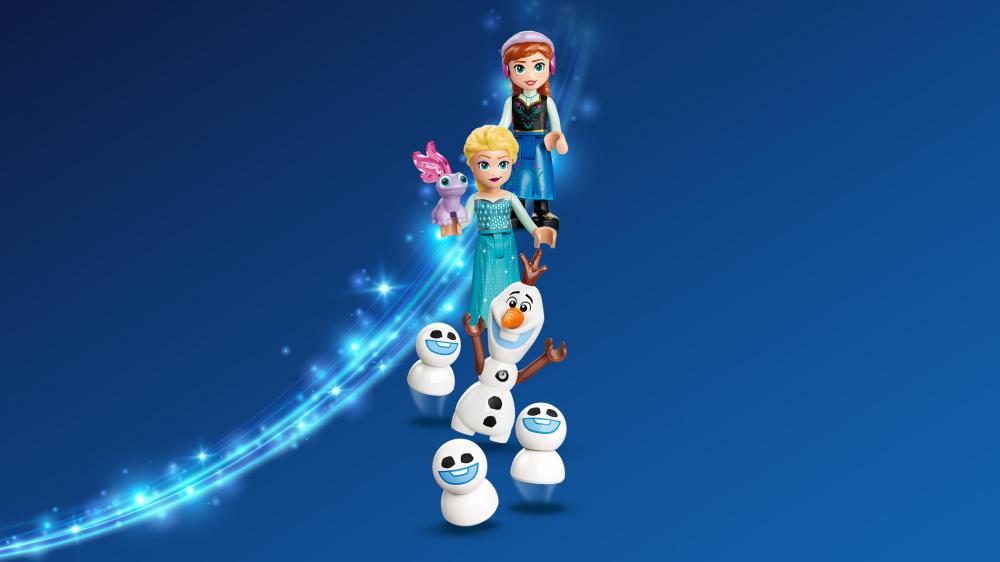 LEGO® Disney Princess Elsas Schlittenfahrt um den Eispalast 216 Teile 43281