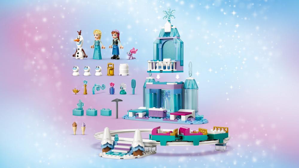 LEGO® Disney Princess Elsas Schlittenfahrt um den Eispalast 216 Teile 43281