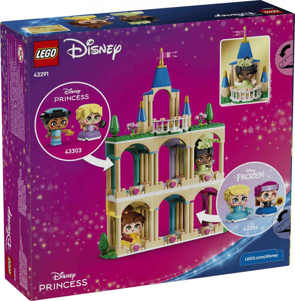 LEGO® Disney Princess Die Mini-Prinzessinnen Belle und Tiana mit ihrem Schloss 358 Teile 43291