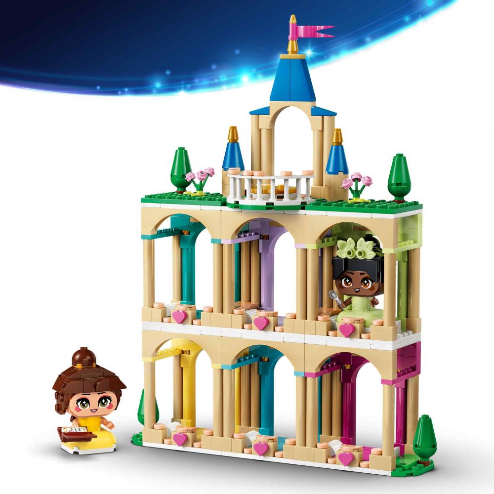 LEGO® Disney Princess Die Mini-Prinzessinnen Belle und Tiana mit ihrem Schloss 358 Teile 43291