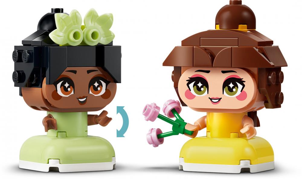 LEGO® Disney Princess Die Mini-Prinzessinnen Belle und Tiana mit ihrem Schloss 358 Teile 43291