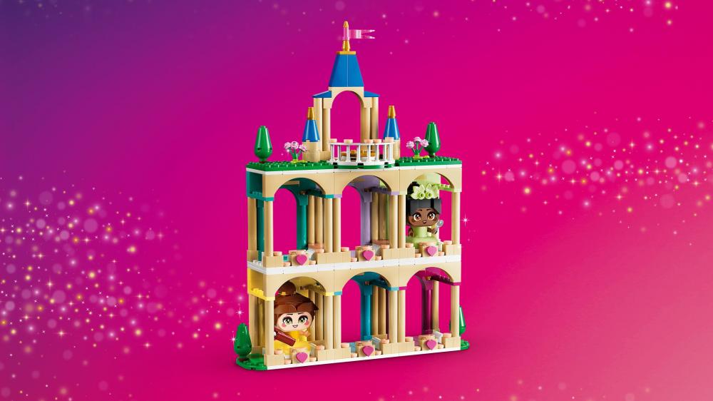 LEGO® Disney Princess Die Mini-Prinzessinnen Belle und Tiana mit ihrem Schloss 358 Teile 43291