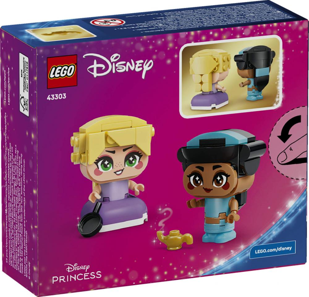 LEGO® Disney Princess Die Mini-Prinzessinnen Jasmin und Rapunzel 59 Teile 43303