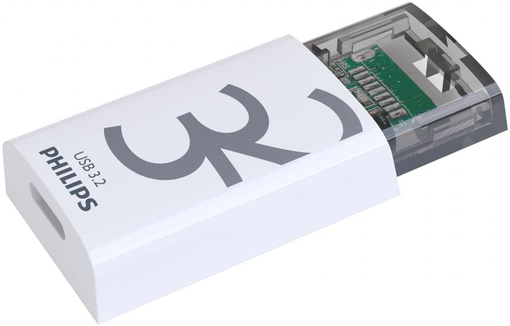 Philips USB Stick 32GB Speicherstick Click Series weiß grau Typ C USB 3.2 Gen 1