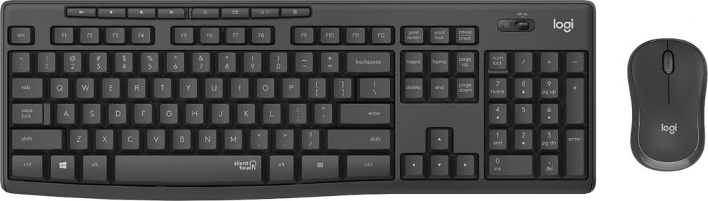Logitech Set Maus und Tastatur MK295 Wireless kabellos grafit 920-009794