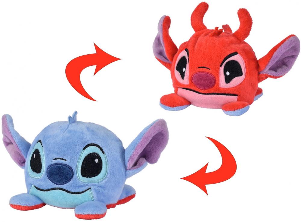 Simba Plüsch Stofftier Disney Lilo+Stitch Leroy / Stitch Wendeplüschtier 8cm 6315870363
