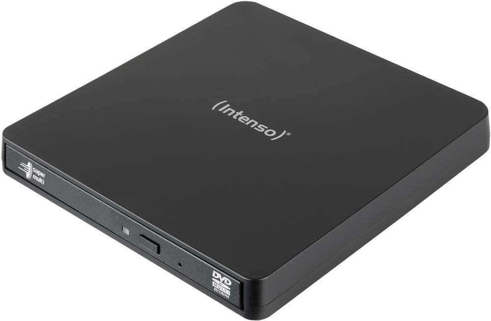 Intenso Brenner extern EOD 400D SLIM für CD / DVD / M-Disc USB 3.2 USB-A / USB-C schwarz
