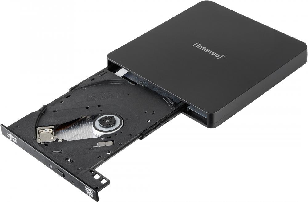 Intenso Brenner extern EOD 400D SLIM für CD / DVD / M-Disc USB 3.2 USB-A / USB-C schwarz
