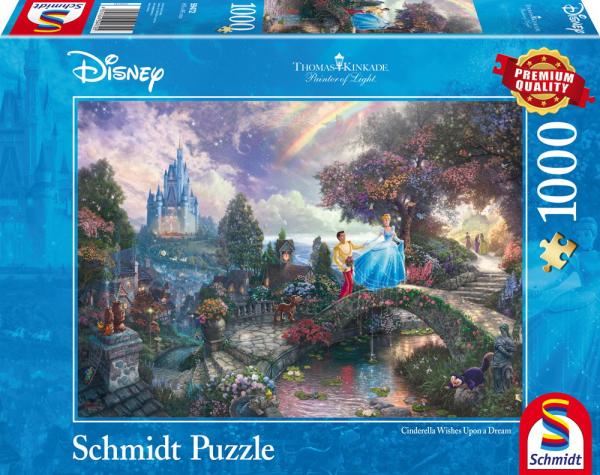 1000 Teile Schmidt Spiele Puzzle Thomas Kinkade Disney Cinderella 59472